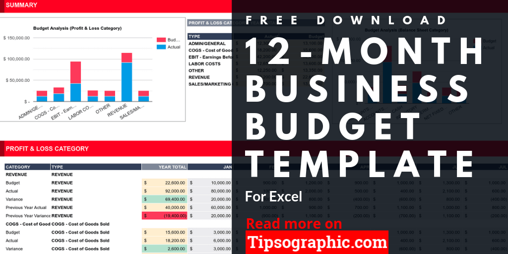 free excel budget sheet download